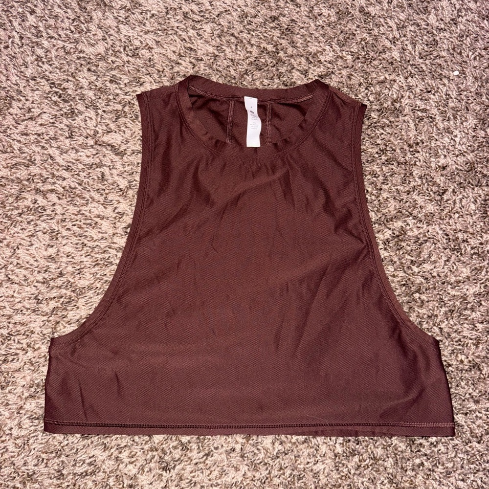 Lululemon Athletica Muscle Chocolate Tank Top